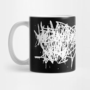 Negative Øhio Unreadable Brutal Logo Mug